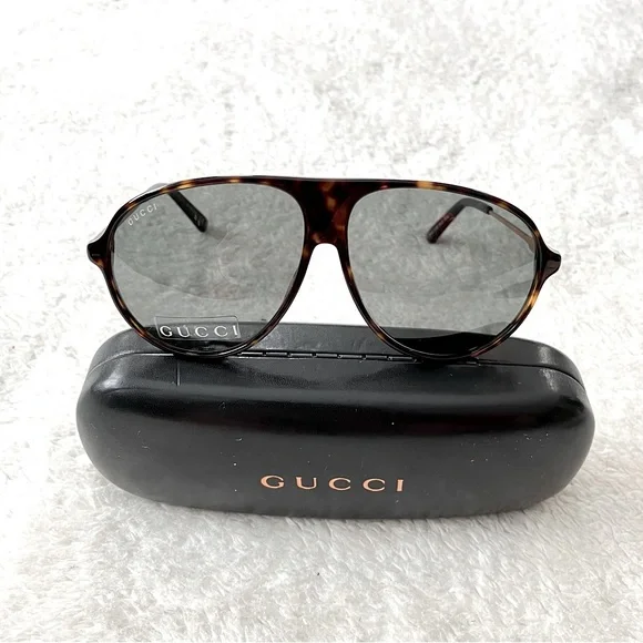 NWB Authentic Gucci GG1649s Aviator Sunglasses Unisex Gucci GG1649S 007 Sunglasses - US main image 3